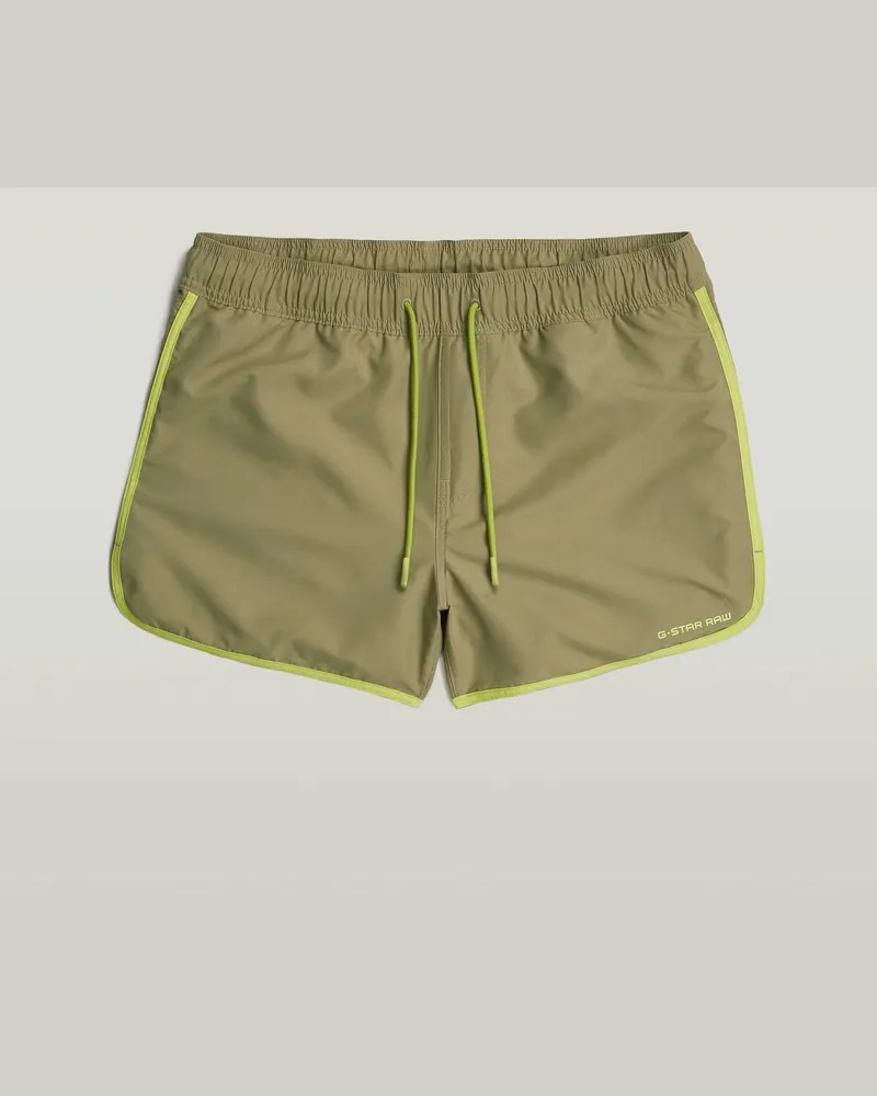 G-STAR RAW Carnic Solid Badeshorts - Grün - Herren Grün
