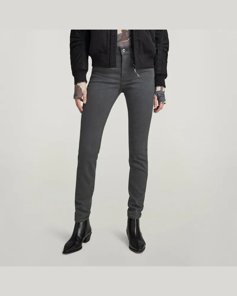 G-STAR RAW Lhana Skinny Jeans - Grau - Damen Grau