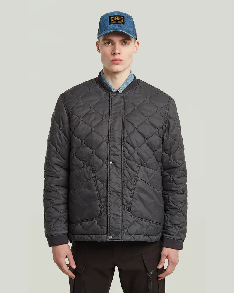 G-STAR RAW Lightweight Quilted Padded Jacke - Grau - Herren Grau