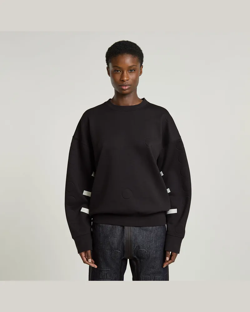 G-STAR RAW WVB Unisex Oversized Sweatshirt - Schwarz - Herren Schwarz