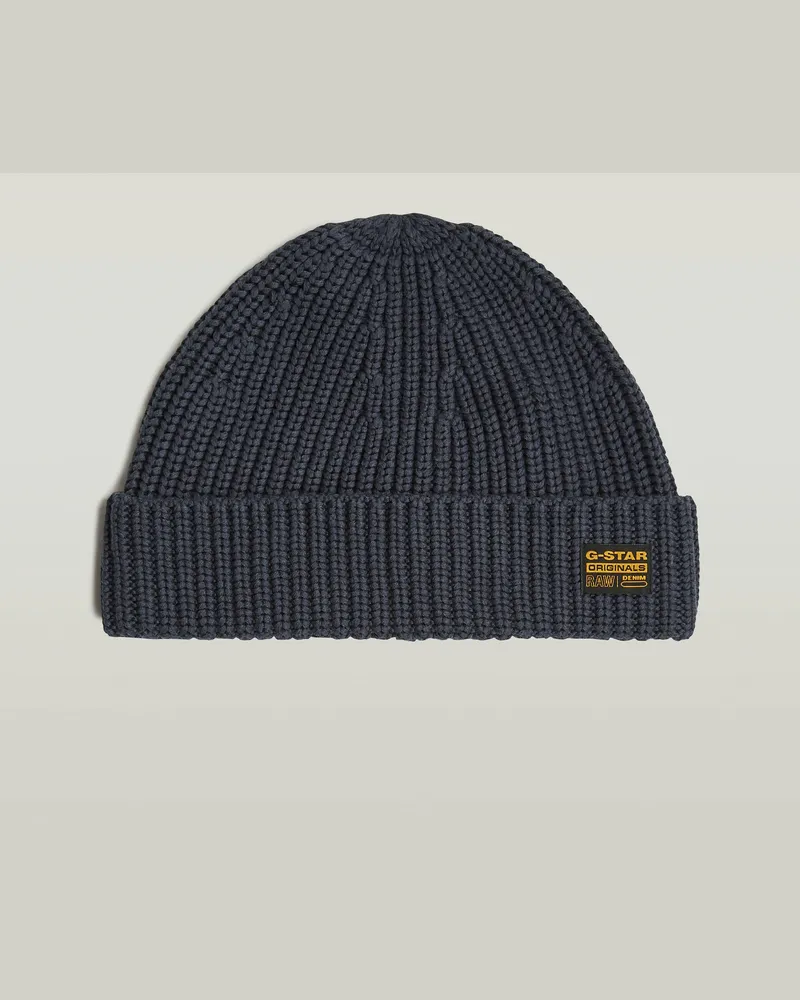 G-STAR RAW Originals Fisherman Beanie - Dunkelblau - Herren Dunkelblau