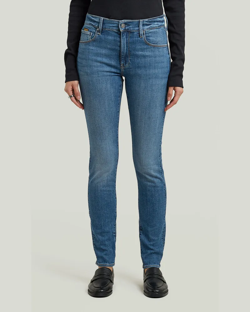 G-STAR RAW 3301 Skinny Jeans - Mittelblau - Damen Mittelblau
