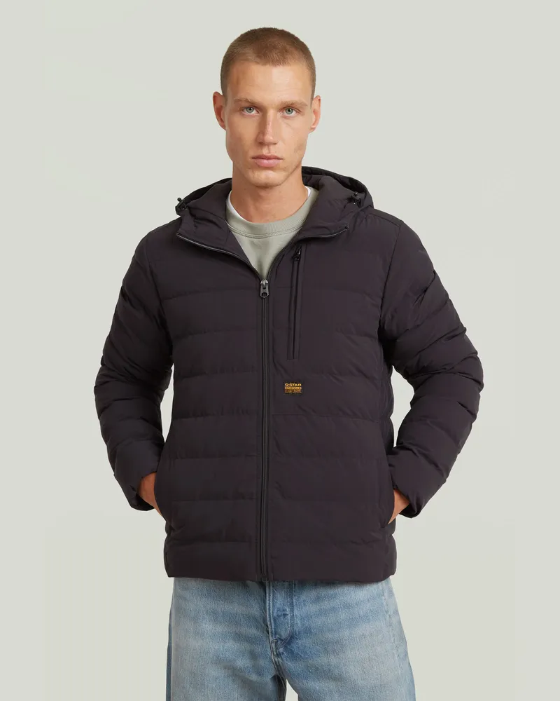G-STAR RAW Foundation Hooded Liner Jacket - Schwarz - Herren Schwarz
