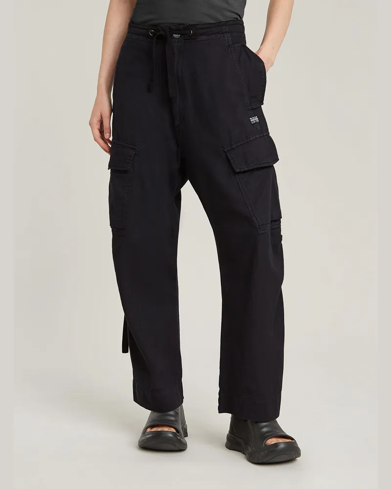 G-STAR RAW Summer Snow Cargohose - Schwarz - Damen Schwarz