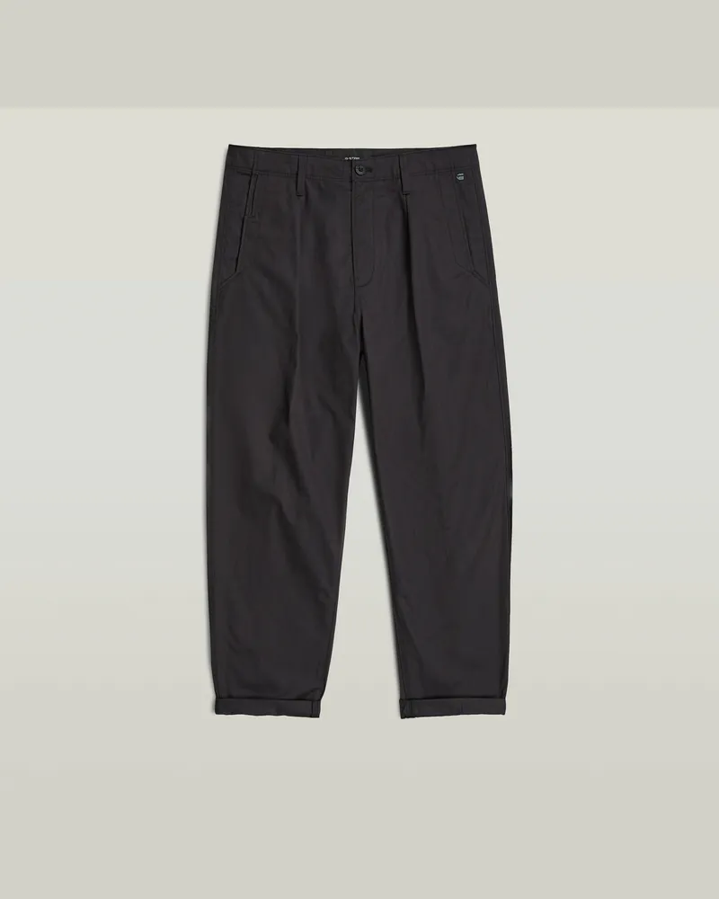 G-STAR RAW Ignaz Correct Pleated Chino Relaxed - Schwarz - Herren Schwarz