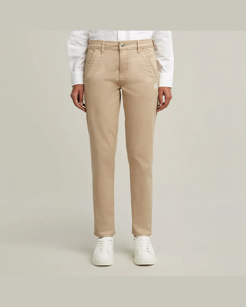G-STAR RAW Kate Boyfriend Pants - Beige - Damen Beige