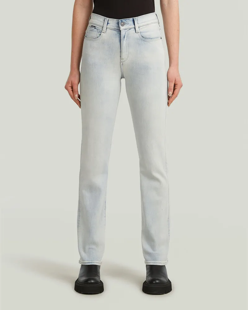 G-STAR RAW Strace Straight Jeans - Hellblau - Damen Hellblau