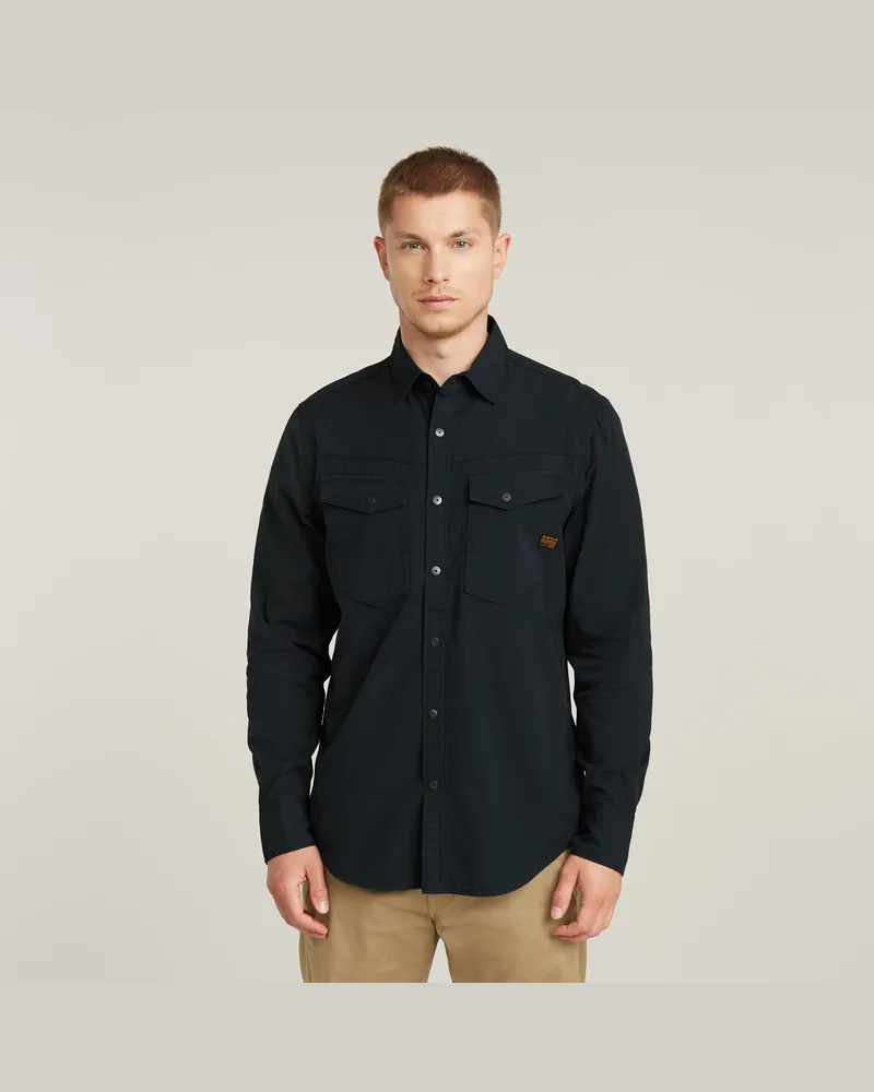 G-STAR RAW Dakota Slim Hemd - Dunkelblau - Herren Dunkelblau