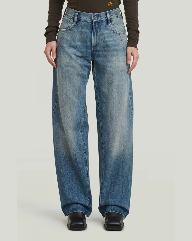 G-STAR RAW Contor Barrel Loose Jeans - Hellblau - Damen Hellblau
