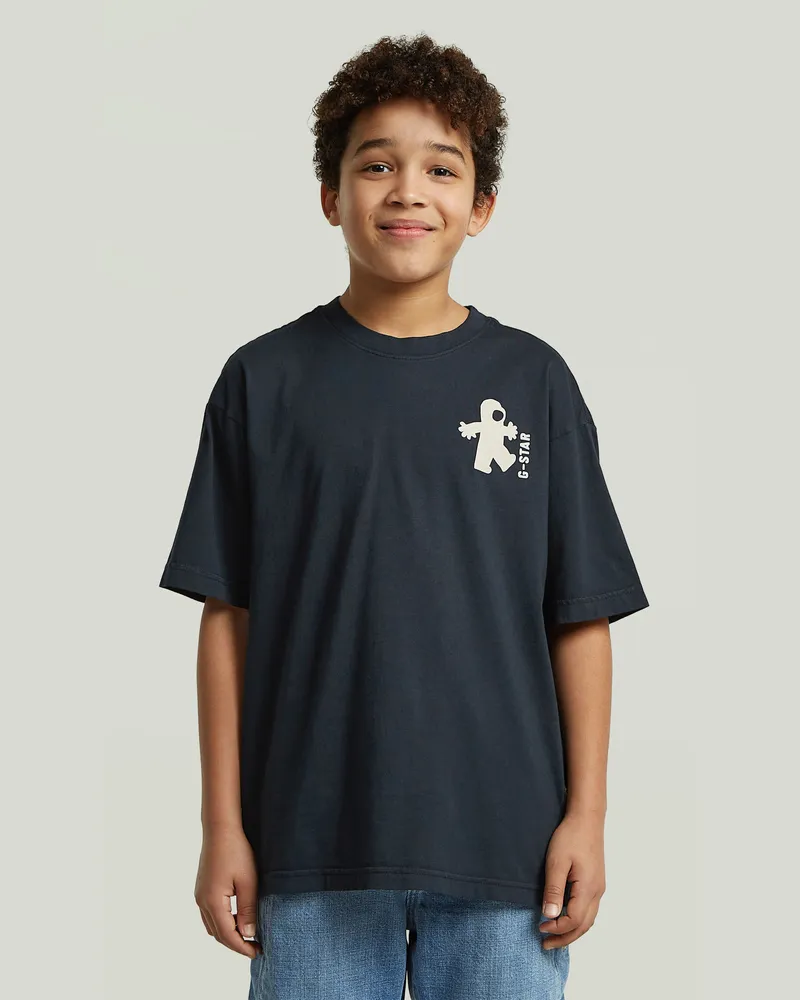 G-STAR RAW Boys Oversized T-Shirt - Dunkelblau - jungen Dunkelblau