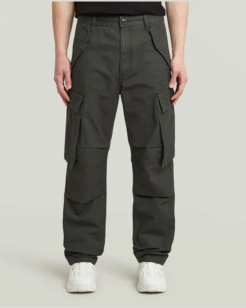 G-STAR RAW R-3N Regular Straight Cargohose - Grau - Herren Grau