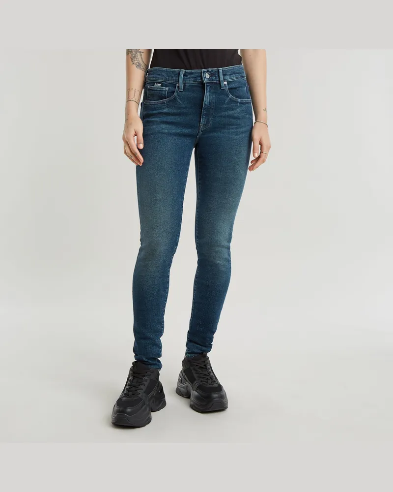 G-STAR RAW 3301 Skinny Jeans - Mittelblau - Damen Mittelblau