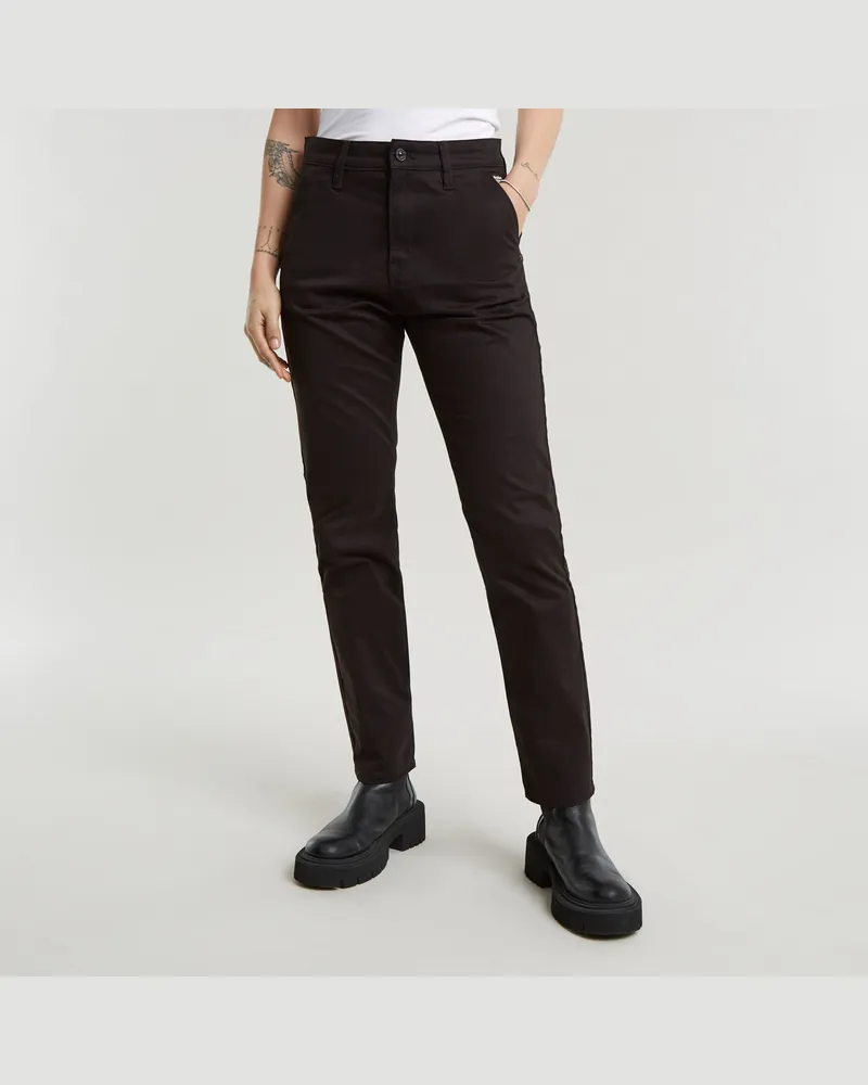 G-STAR RAW Slim Chino - Schwarz - Damen Schwarz