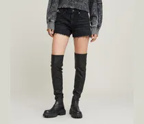 True Denim Shorts Raw Edge - Grau - Damen