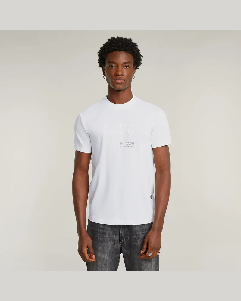 G-STAR RAW Originals T-Shirt - Weiß - Herren Weiß