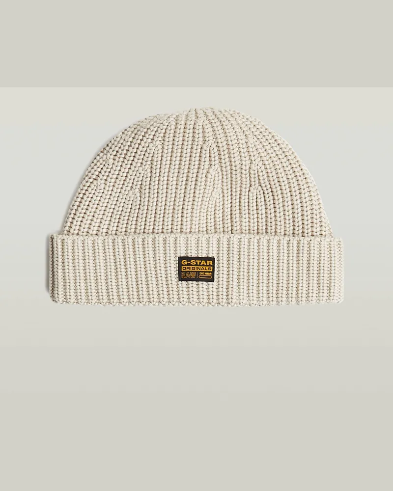 G-STAR RAW Originals Fisherman Beanie - Weiß - Herren Weiß
