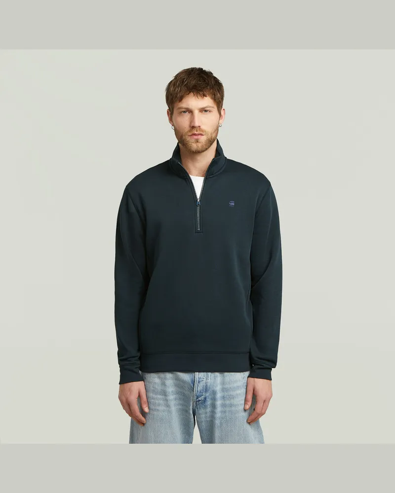 G-STAR RAW Premium Core Half Zip Sweater - Dunkelblau - Herren Dunkelblau