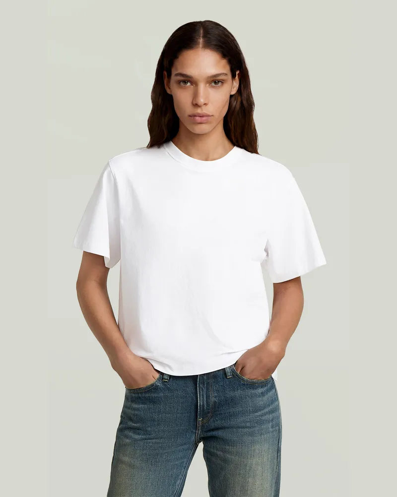G-STAR RAW Relaxed T-Shirt - Weiß - Damen Weiß