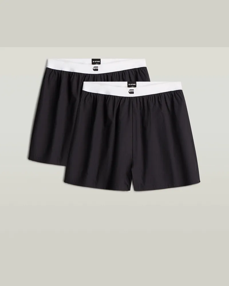 G-STAR RAW Shorts 2er-Pack - Schwarz - Damen Schwarz