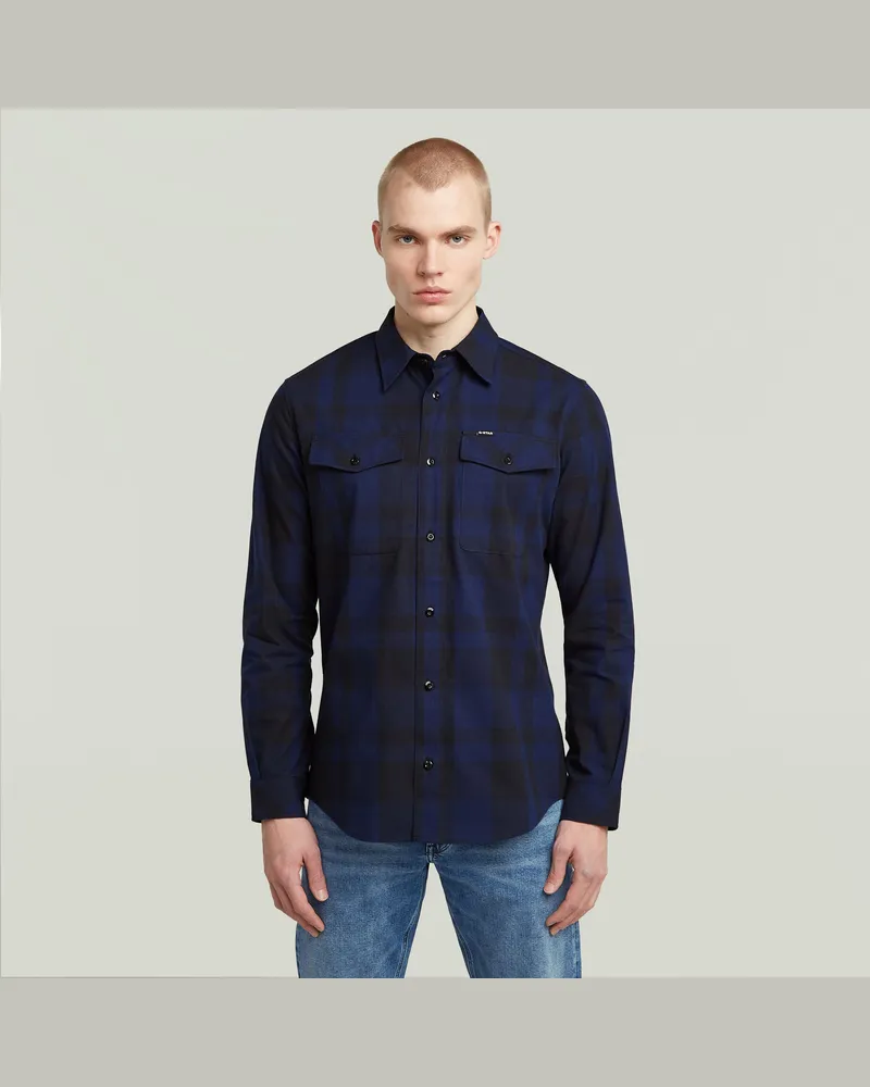 G-STAR RAW Marine Slim Hemd - Mehrfarbig - Herren Mehrfarbig