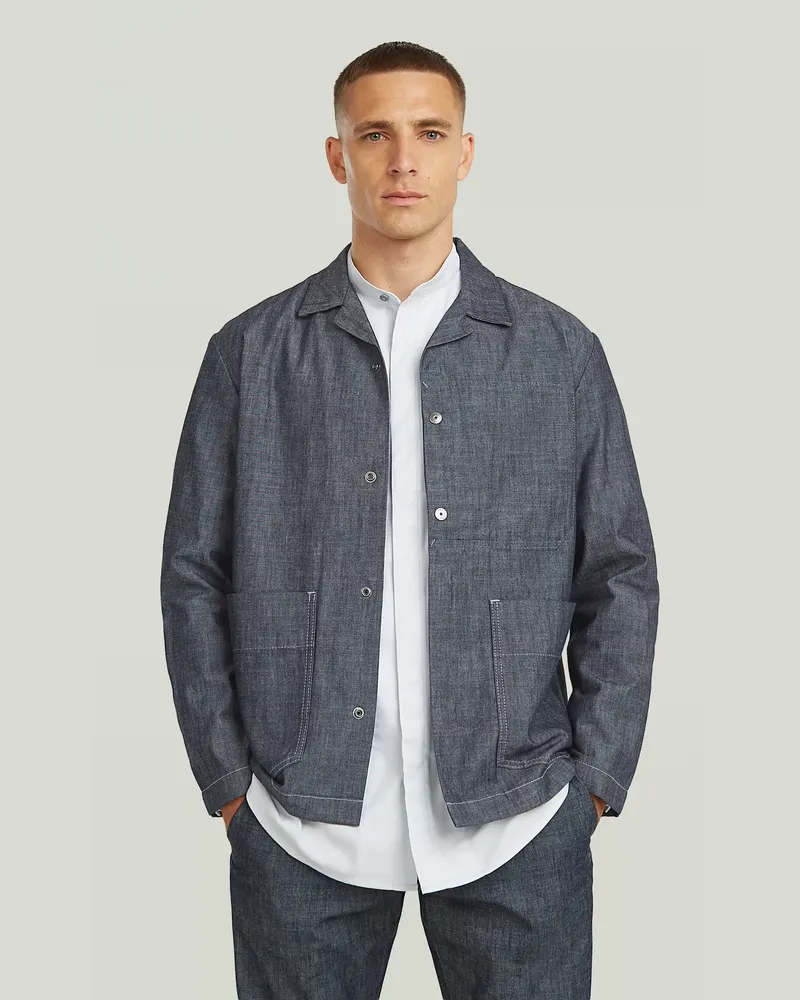G-STAR RAW Marseille Blazer 3.0 - Dunkelblau - Herren Dunkelblau