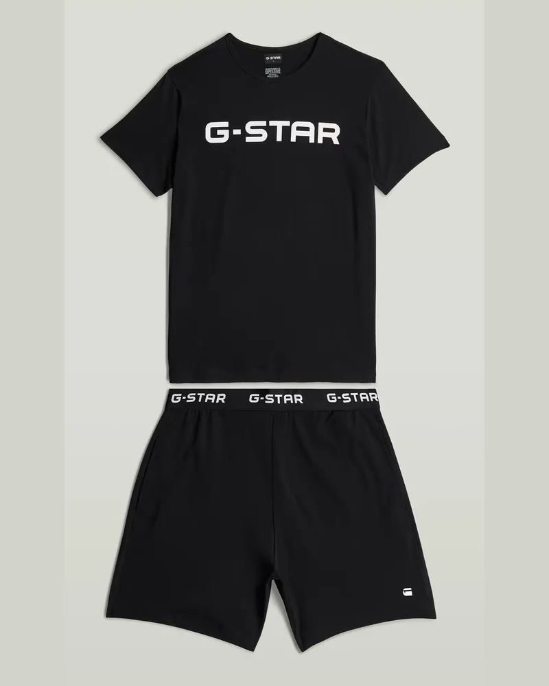 G-STAR RAW Tee & Boxer Brief Set - Schwarz - Herren Schwarz