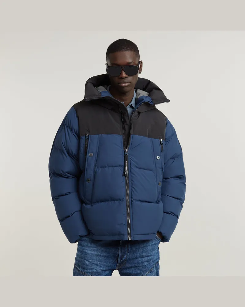 G-STAR RAW Expedition Steppjacke - Mittelblau - Herren