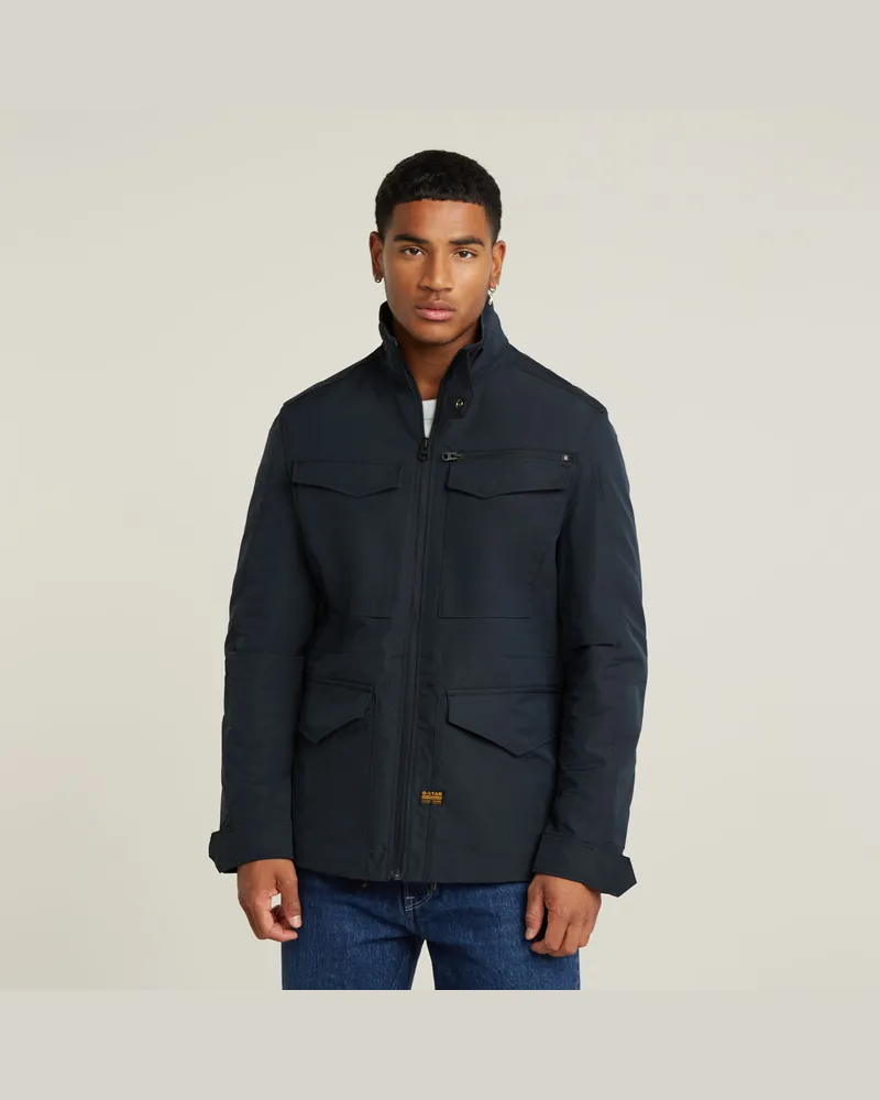 G-STAR RAW Rovic Slim Field Jacke - Dunkelblau - Herren Dunkelblau