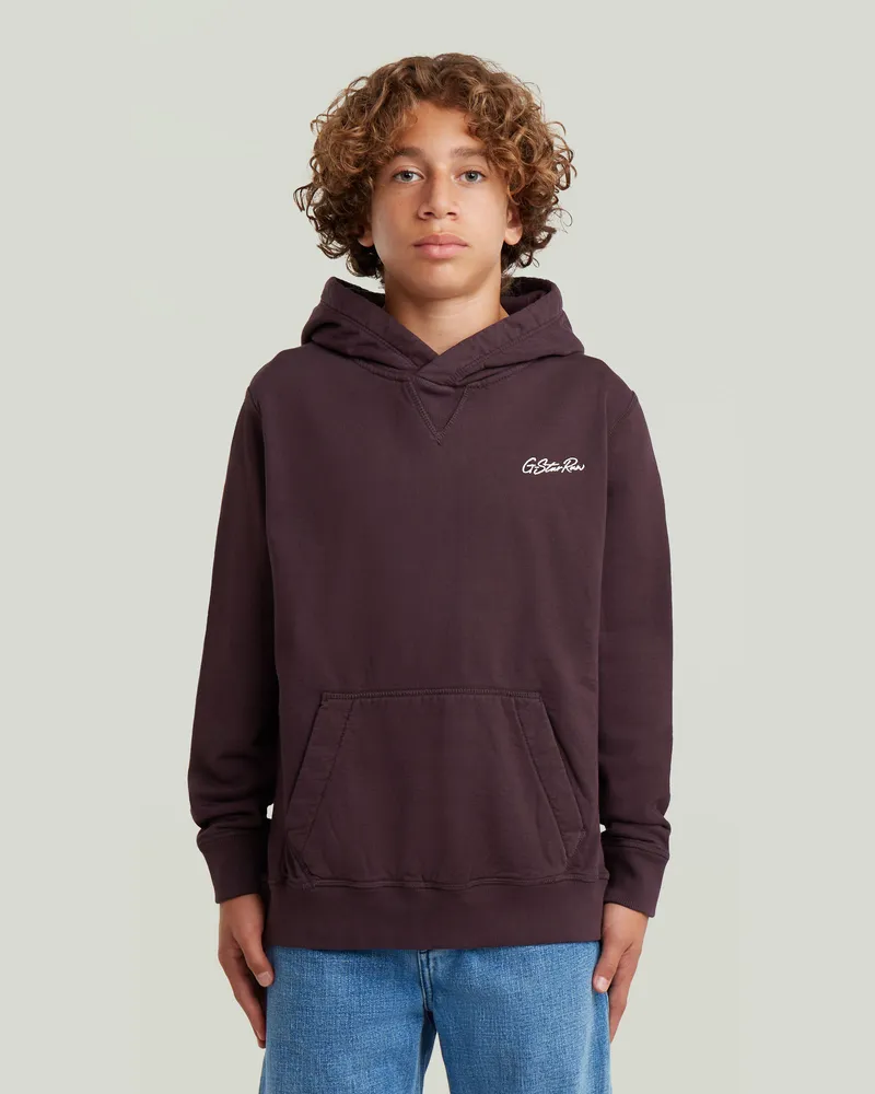 G-STAR RAW Boys Premium Core Hooded Sweatshirt - Braun - jungen Braun