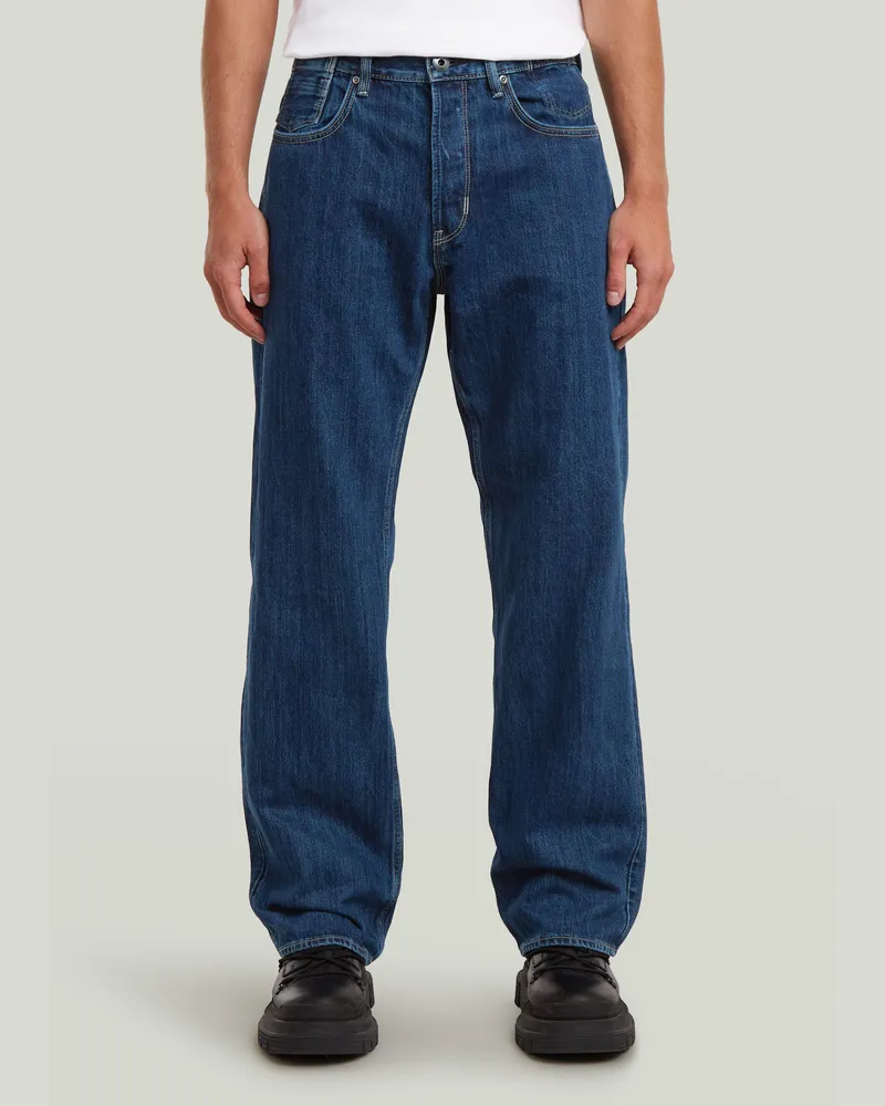 G-STAR RAW Deeggie Relaxed Straight Jeans - Dunkelblau - Herren Dunkelblau