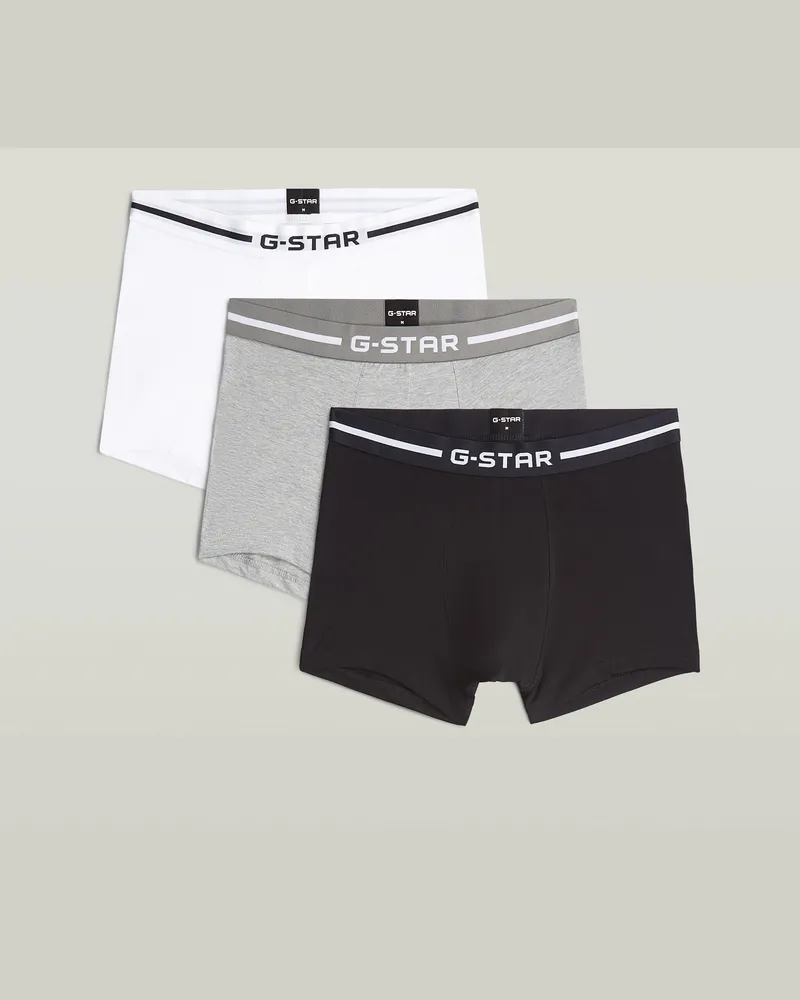 G-STAR RAW Boxer Brief 3er-Pack - Mehrfarbig - Herren Mehrfarbig