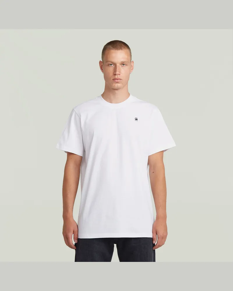 G-STAR RAW Back Printed T-Shirt - Weiß - Herren Weiß