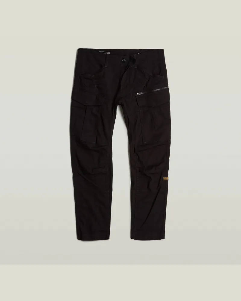 G-STAR RAW Zip Cargohose 3D Tapered - Schwarz - Herren Schwarz