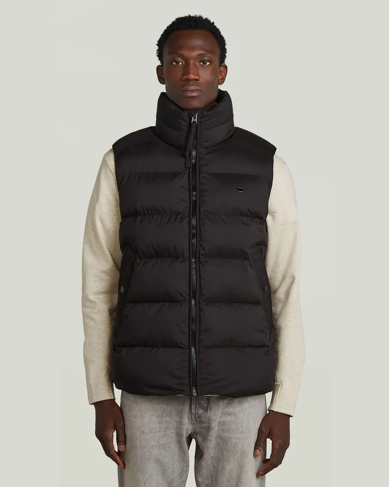 G-STAR RAW Padded Weste - Schwarz - Herren Schwarz