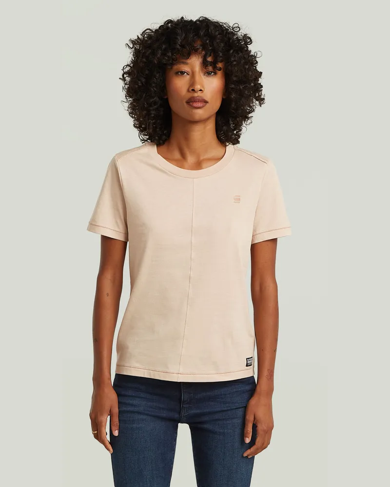 G-STAR RAW Front Seam T-Shirt - Pink - Damen Pink