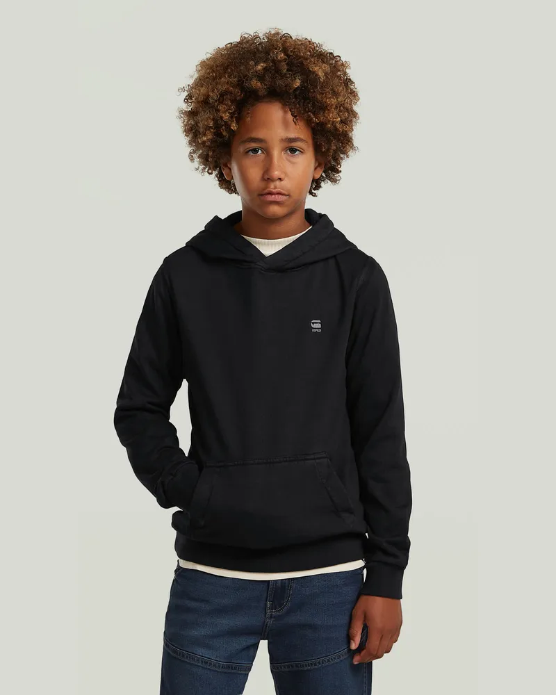 G-STAR RAW Boys Hooded Sweatshirt - Schwarz - jungen Schwarz