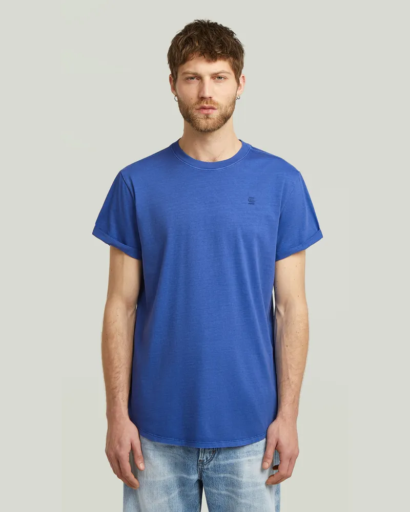 G-STAR RAW Lash T-Shirt - Mittelblau - Herren Mittelblau