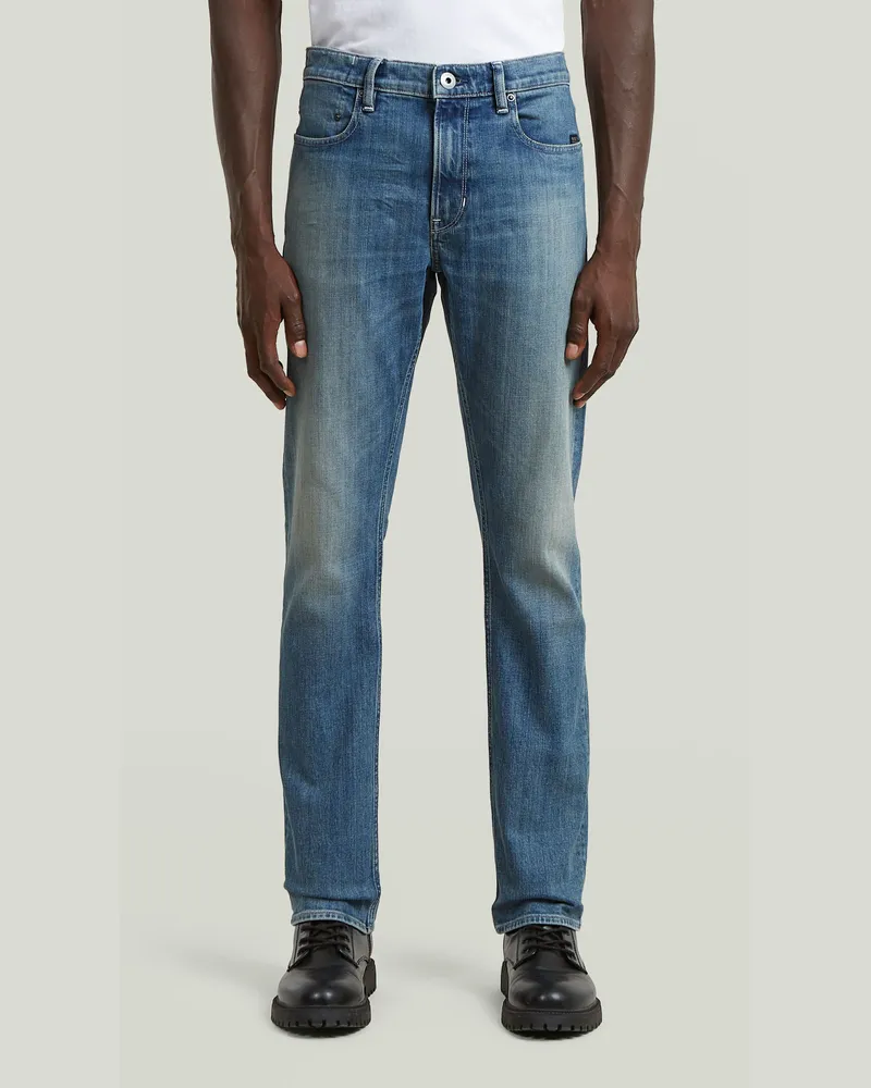 G-STAR RAW Mosa Straight Jeans - Mittelblau - Herren Mittelblau