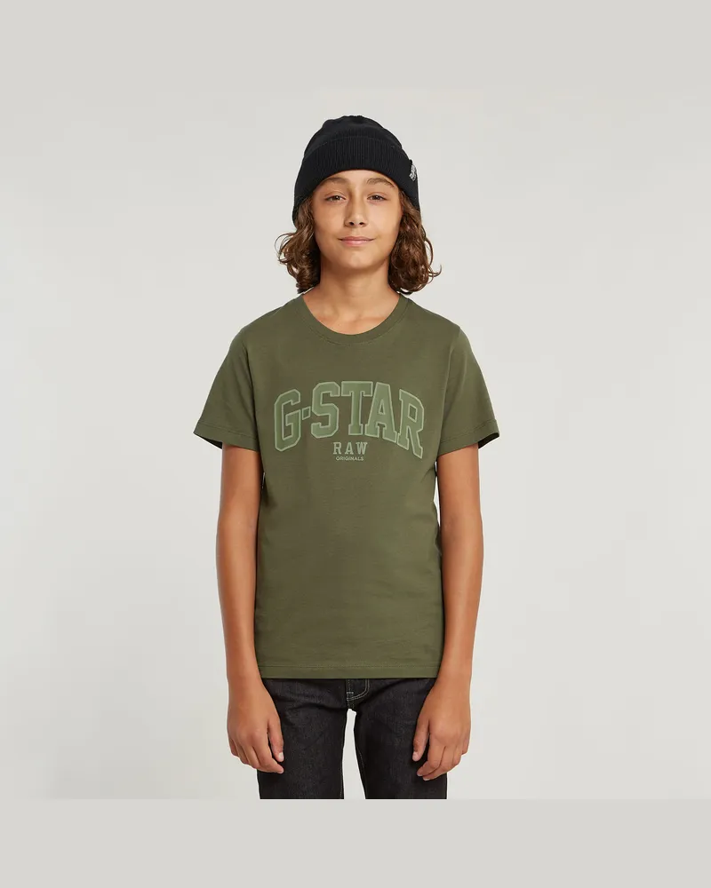 G-STAR RAW Jungen T-Shirt Regular - Grün - jungen Grün