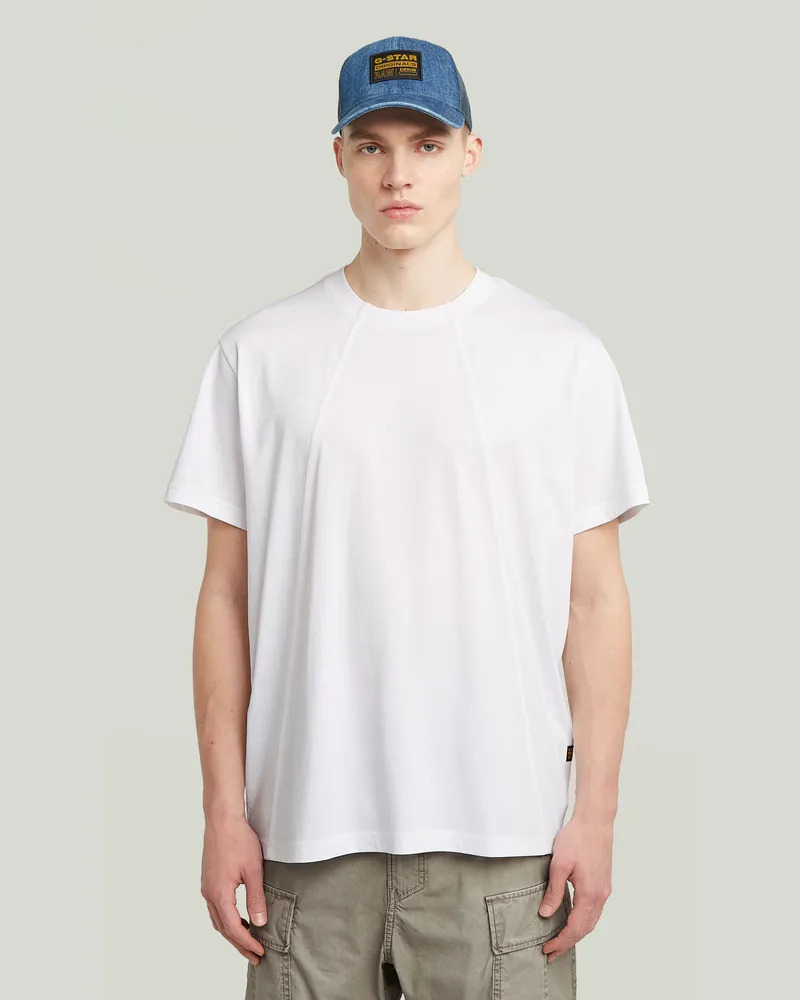 G-STAR RAW A-Line Loose T-Shirt - Weiß - Herren Weiß