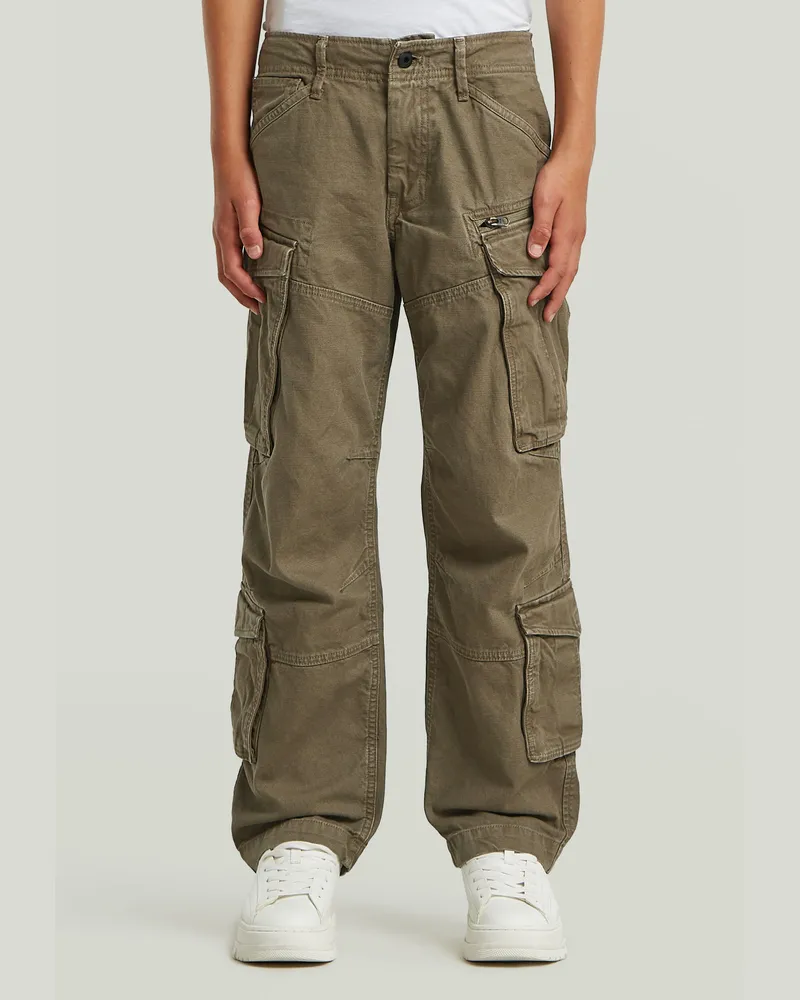 G-STAR RAW Boys Rovic Zip 3D Loose Cargohose - Grau - jungen Grau