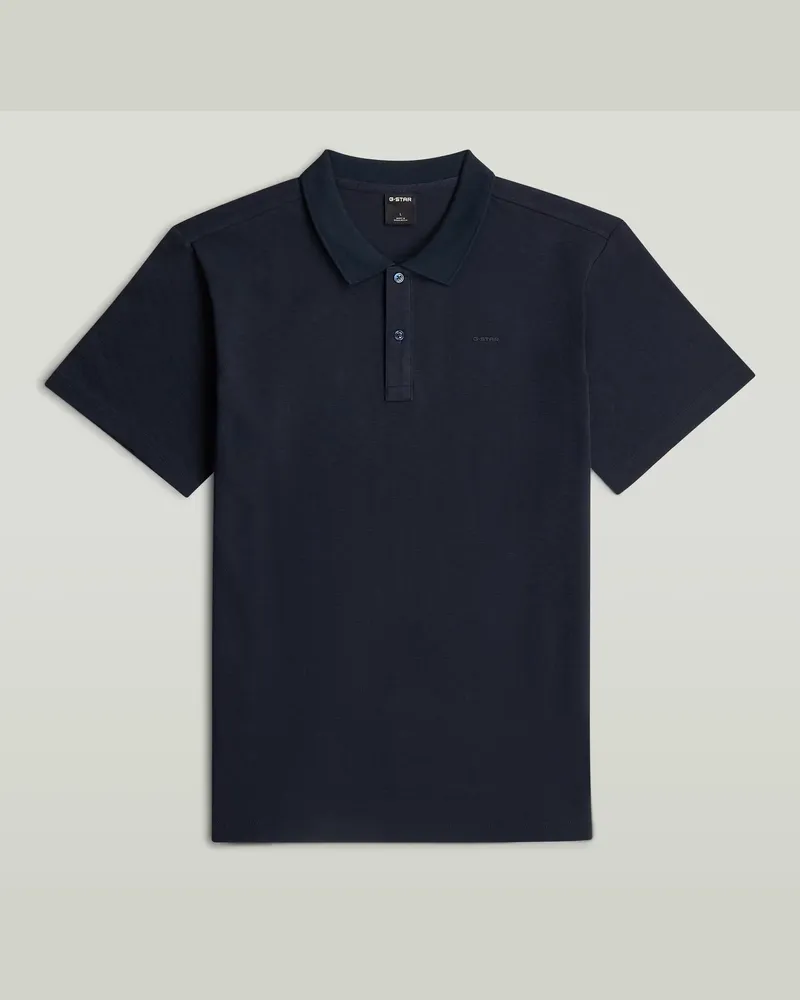 G-STAR RAW Core Regular Jacquard Poloshirt - Dunkelblau - Herren Dunkelblau