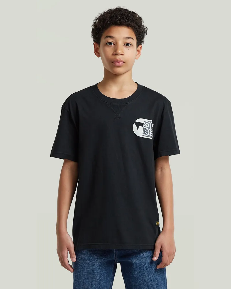G-STAR RAW Boys Nifous T-Shirt - Schwarz - jungen Schwarz