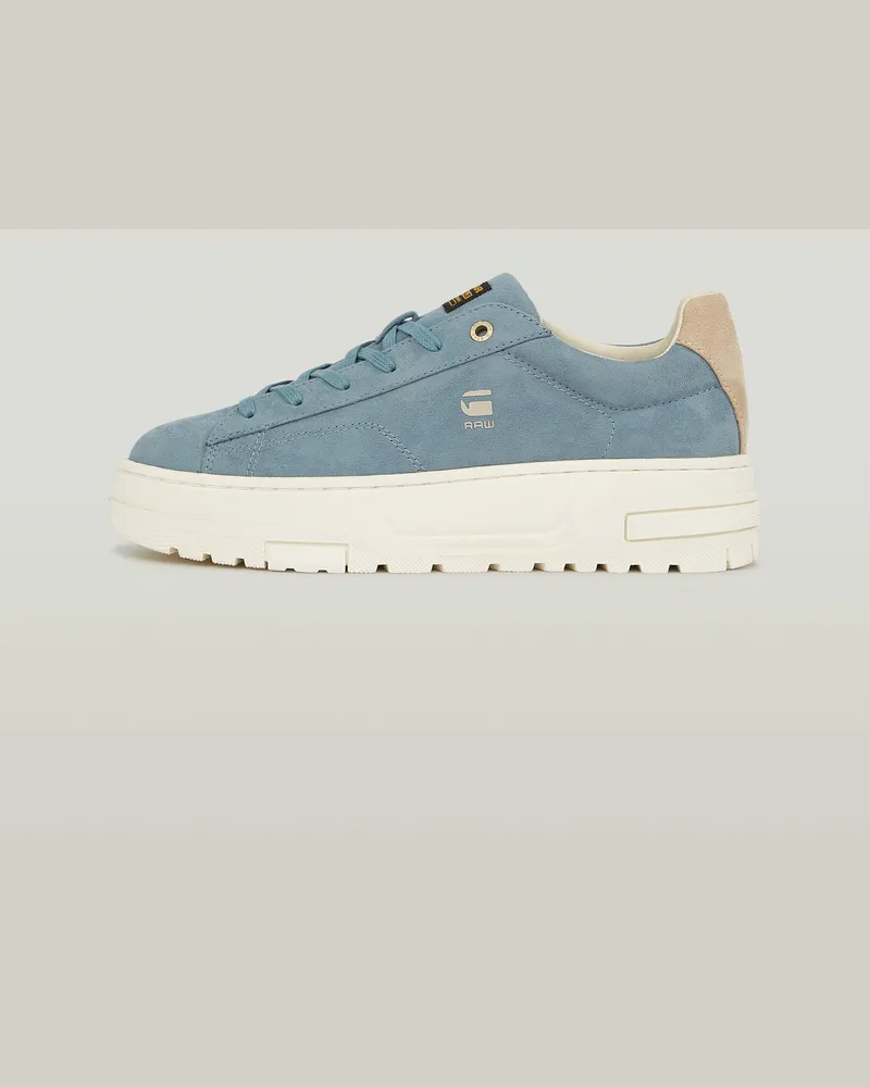 G-STAR RAW Lhana II Suede Sneaker - Mittelblau - Damen Mittelblau
