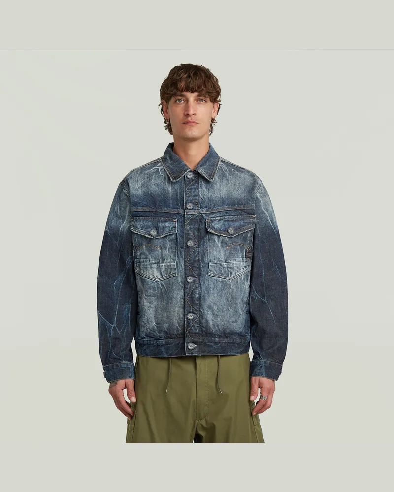 G-STAR RAW G-S019 Dakota Selvedge Jacke - Dunkelblau - Herren Dunkelblau