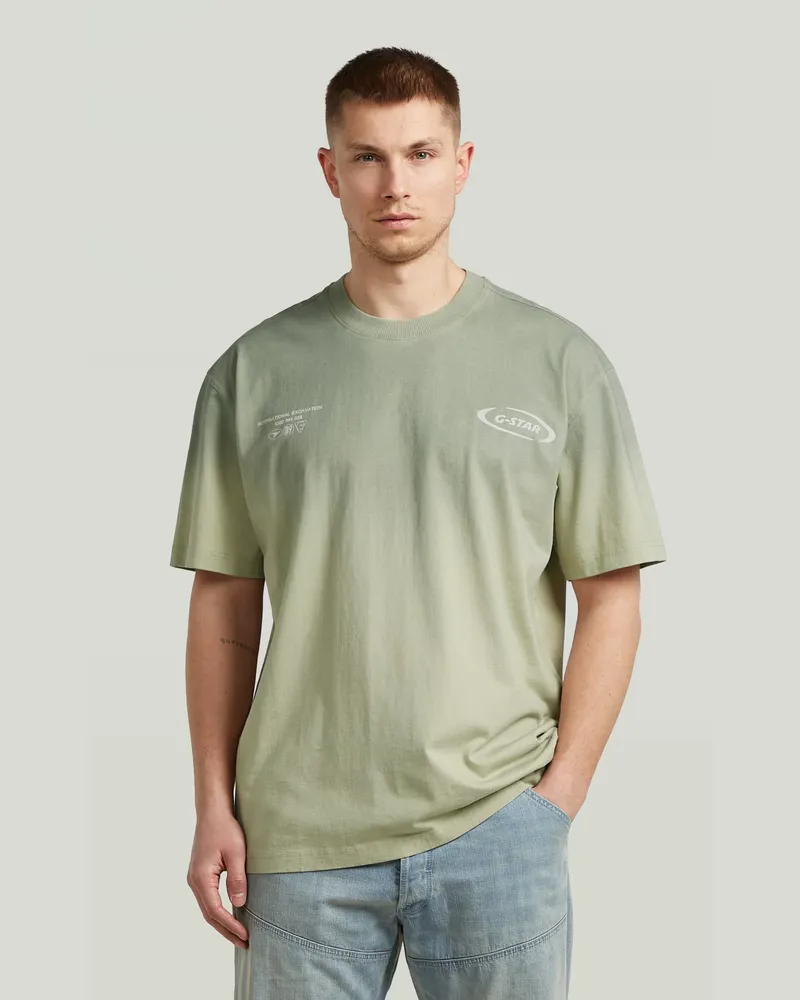 G-STAR RAW Sprayed Relaxed Logo T-Shirt - Mehrfarbig - Herren Mehrfarbig