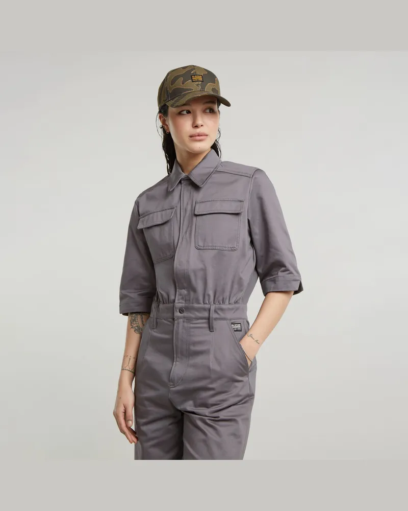 G-STAR RAW Core Jumpsuit - Grau - Damen Grau