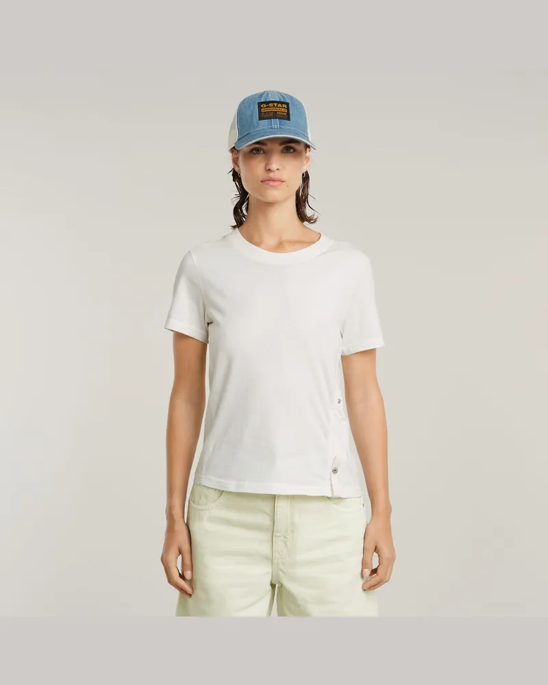 G-STAR RAW Adjustable Slim Top - Weiß - Damen Weiß