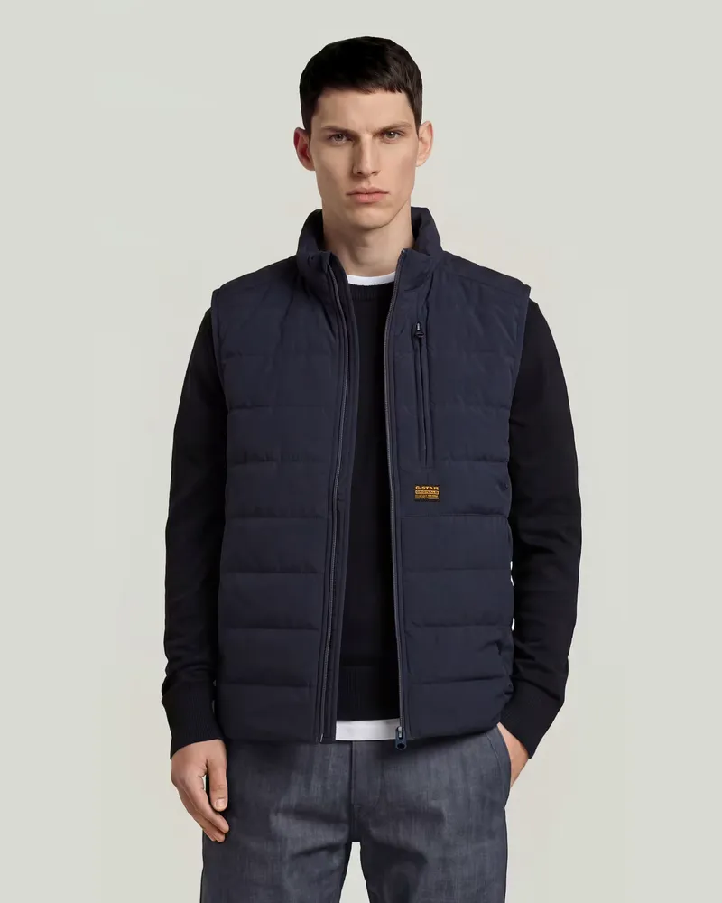 G-STAR RAW Foundation Liner Weste - Dunkelblau - Herren Dunkelblau