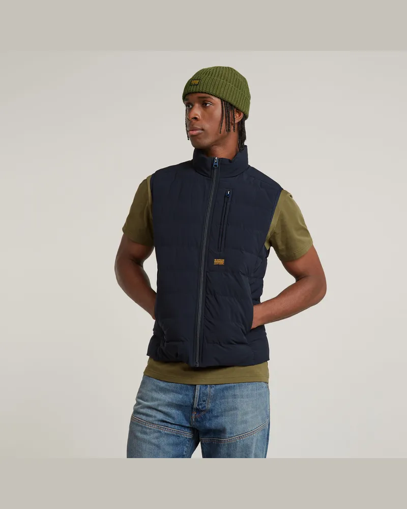 G-STAR RAW Foundation Liner Weste - Dunkelblau - Herren Dunkelblau